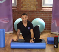 The Pilates Foam Roller