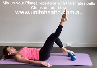 Mix up your Pilates repertoire with the Pilates weighted balls!